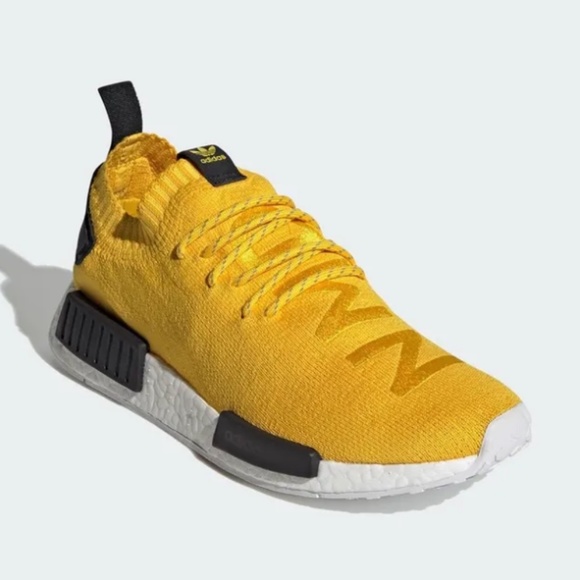 ADIDAS NMD_R1 PK Black &.Yellow Size: 9 US 8.5 UK - Picture 1 of 6